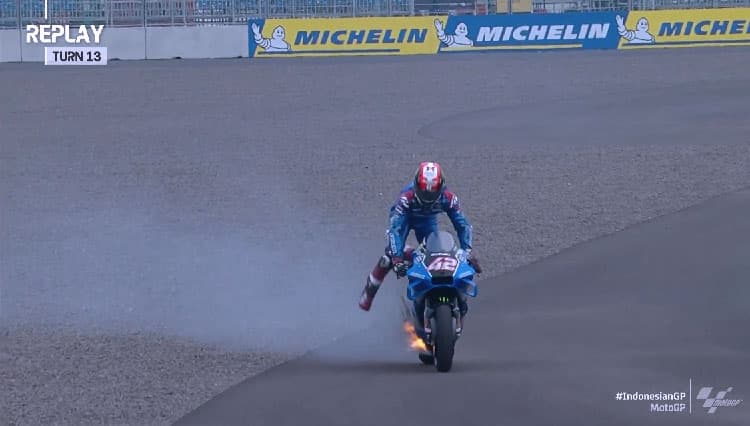 Motor Terbakar saat FP4, Alex Rins: Saya Pikir akan Meledak