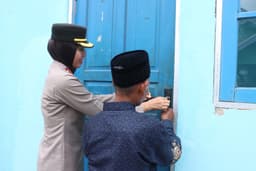 Sentuhan Hangat di Empat Pintu, Polres Majalengka Wujudkan Rumah Layak dan Harapan Baru