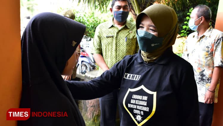 Monitoring Pelaksanaan Vaksinasi Anak, Wali Kota Banjar Minta Sekolah Disiplinkan Prokes Siswanya